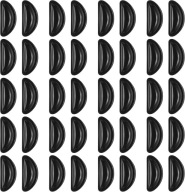 20 par czarnych nosków do okularów, 3 mm, samoprzylepne noski do okularów,