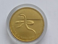 2 złote zł 2003r Węgorz - Zwierzęta Świata z woreczka bankowego w kapslu