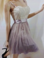 Amisu sukienka koronkowa gorsetowa tiulowa halka Pin Up wesele M