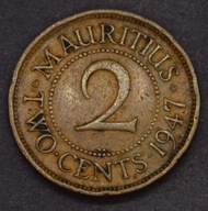 Mauritius - 2 centy 1947