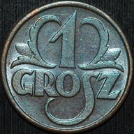 1 grosz 1931 - około menniczy egzemplarz