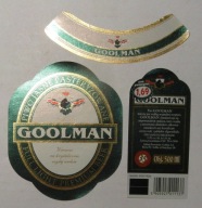 ETYKIETA PIWO GOOLMAN BROWAR LUBLIN + KONTRA I KRAWATKA