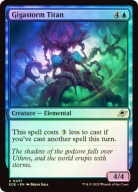 Karta Magic: The Gathering Gigastorm Titan EOE *Foil*