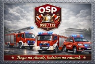 Magnes na lodówkę OSP ochotnicza straż pożarna