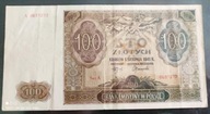 100 zł. 1941 seria A stan III Generalna Gubernia