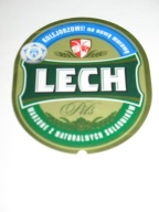 ETYKIETA- LECH Pils Warzone z naturalnych skład Kolejarzowi! na nową murawę