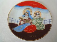 IZUMI NIPPON r. malowany talerzyk ok. 1900