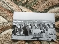 Świnoujście plaża i kosze turyści