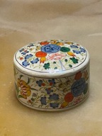 PAPER MACHE KASHMIR MALOWANY BOX PUDEŁKO POJEMNIK VINTAGE