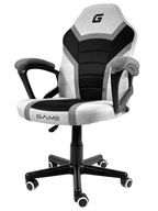 Fotel obrotowy MARIO STONE GREY szary – ergonomiczny gamingowy do biurka