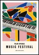 A2 OBRAZ PLAKAT MUZYCZNY MUZYKA PLAKAT PALM SPRINGS MUSIC FESTIVAL
