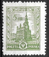 208 I** ciemnozielony pap X ZR 11 3/4 : 11 1/2 z 205 - 215 gwar. J.Walocha