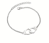 Srebrna bransoletka na kostkę