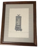 Obraz haftowany "Piec na kółkach" H. Dulemba