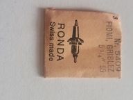 Os balansu ronda . Zegarek mechaniczny czesci do zegarka ze starych zapasow