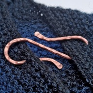 Spinka do szala, chusty itp. Czysta miedź. Duża.