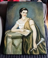 Obraz malarstwo Kaliope muza poezji mitologia