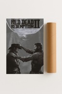 Plakat bez ramy 40x50cm Red Dead Redemption II gra| Pomysł na Prezent