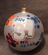 Bombka ręcznie robiona 34 Finał WOŚP Sztab Słubice