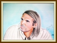 Karykatura portret ze zdjęcia na płótnie nie wydruk