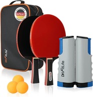 Ping Pong Zestaw Przenośny DH FitLife – 2 Rakietki, 3 Piłki