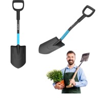 SZPADEL KRÓTKI METALOWY DO OGRODU POLA SADZENIA WYKOPKÓW PIASKU ZIEMII