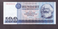 Niemcy - NRD - banknot - 100 Marek 1975 rok