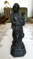 Dekoracyjna, bardzo stara figura - Madonna z Dzieciątkiem