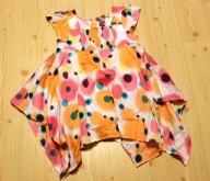 Śliczna bawełniana tunika fantazyjna 7-8 l. 128