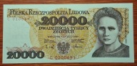 PRL 20 000 zł 1989 C 0200691 Stan unc