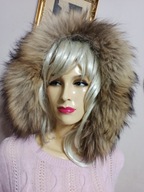 kołnierz obszycie kaptura FUTRO z LISA jenota