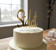 TOPPER NA TORT STO LAT DEKORACJA