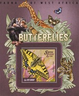 Sierra Leone 2015 ** cena 5,50 zł kat.3,25€ - motyle, blok