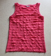 Falbankowa bluzka bez rękawów M&CO 158/164