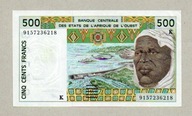 Afryka 500 Francs 1991r.CFA K-Senegal stan I-