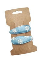 Mini spinki pierwsza spinka spineczki pyk klik haft boho dla dziewczynki