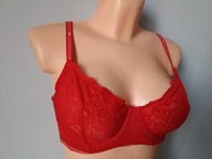 Śliczny markowy biustonosz EUR 85C H M czerwony