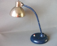 Zabytkowa LAMPA WARSZTATOWA lub na BIURKO ciężka METALOWA z PRL ....... !!!