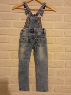 Dziewczęce OGRODNICZKI jeans 98/104