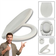 DESKA WC DUROPLAST WOLNOOPADAJĄCA ANTYBAKTERYJNA SEDESOWA KLOZETOWA UNIWERS