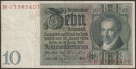 Niemcy 10 marek 1929 - Thaer - R
