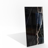 Gres czarny marmuropodobny 120x60 POŁYSK poler Nero Marquina premium
