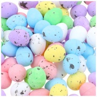Jajka Styropianowe 100szt Jajeczka Ozdobne Pisanki 1,8cm Jaja Wielkanoc