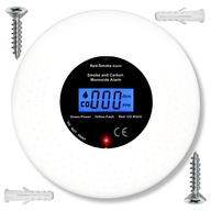 Czujnik Dymu Tlenku Węgla 2w1 Bezprzewodowy ochrona dla Twojego domu 85dB