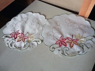 2 szt kolorowe serwetki okrągłe śred.30cm.