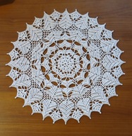 serwetka szydełkowa, szydełko RĘKODZIEŁO śr. 36 cm