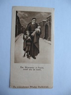 BOGUCICE-KATOWICE ŚW. WINCENTY A'PAULO PRYMICJE przedw. ŚW. OBRAZEK 1933