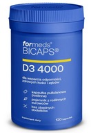 Formeds BICAPS D3 4000 | witamina D3 | 120 kapsułek 4000 IU