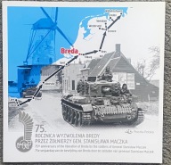 Folder 75 rocznica wyzwolenia Bredy przez żołnierzy gen Stanisława Maczka