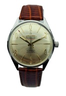 KLASYCZNY MĘSKI ZEGAREK ATLANTIC WORLDMASTER ORIGINAL LATA 70-TE - IDEAŁ